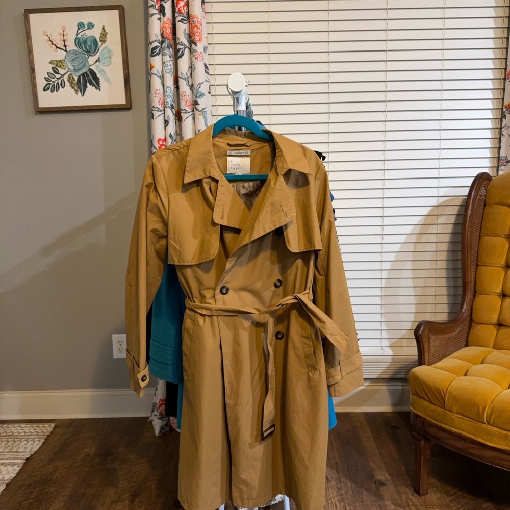 A New Day Tan Trench Coat